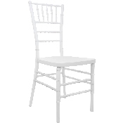 Advantage White Resin Chiavari Chair, RSCHI-W