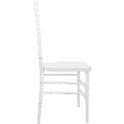 Advantage White Resin Chiavari Chair, RSCHI-W