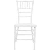 Advantage White Resin Chiavari Chair, RSCHI-W
