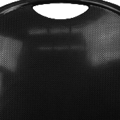 HERCULES Series 880 lb. Capacity Black Ultra-Compact Stack Chair with Black Powder Coated Frame, RUT-188-BK-GG