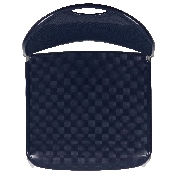 HERCULES Series 880 lb. Capacity Navy Ultra-Compact Stack Chair with Silver Powder Coated Frame, RUT-188-NY-GG