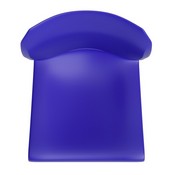 HERCULES Series 880 lb. Capacity Blue Full Back Contoured Stack Chair with Gray Powder Coated Sled Base, RUT-238A-BL-GG