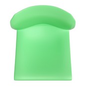 HERCULES Series 880 lb. Capacity Green Full Back Contoured Stack Chair with Gray Powder Coated Sled Base, RUT-238A-GN-GG
