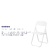 HERCULES Series 500 lb. Capacity Heavy Duty White Plastic Folding Chair with Built-in Ganging Brackets, RUT-I-WHITE-GG