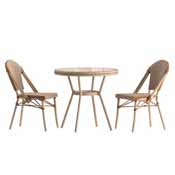 Lourdes Indoor/Outdoor Commercial French Bistro 31.5