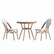 Lourdes Indoor/Outdoor Commercial French Bistro 31.5