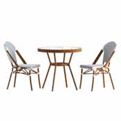 Lourdes Indoor/Outdoor Commercial French Bistro 31.5