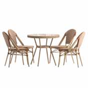 Lourdes Indoor/Outdoor Commercial French Bistro 31.5