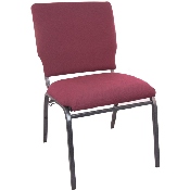 Advantage Maroon Multipurpose Church Chairs - 18.5 in. Wide, SEPCHT185-104