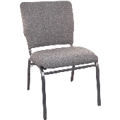 Advantage Charcoal Gray Multipurpose Church Chairs - 18.5 in. Wide, SEPCHT185-111