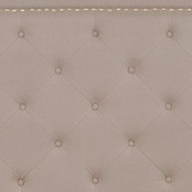 Brighton King Size Tufted Upholstered Platform Bed in Beige Fabric with 10 Inch CertiPUR-US Certified Pocket Spring Mattress, SL-BM10-4-GG