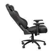 Falco Ergonomic High Back Adjustable Gaming Chair with 4D Armrests, Headrest Pillow, and Adjustable Lumbar Support, Black with Red Stitching, SY-088-RD-GG