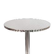 23.5" Round Aluminum Indoor-Outdoor Bar Height Table, TLH-059B-GG