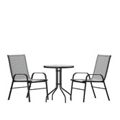 Brazos 3 Piece Outdoor Patio Dining Set - 23.75