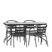 Lila 5 Piece Patio Dining Set - 55