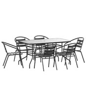 Lila 7 Piece Patio Dining Set - 55