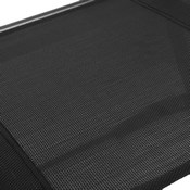 Brazos Set of 2 Commercial Grade Indoor/Outdoor Folding Chairs with Black Flex Comfort Material Backs and Seats and Black Metal Frames, TLH-SC-097-BLK-02-GG
