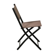 Brazos Set of 2 Commercial Grade Indoor/Outdoor Folding Chairs with Brown Flex Comfort Material Backs and Seats and Black Metal Frames, TLH-SC-097-BRN-02-GG