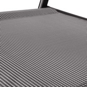 Brazos Set of 2 Commercial Grade Indoor/Outdoor Folding Chairs with Gray Flex Comfort Material Backs and Seats and Black Metal Frames, TLH-SC-097-GRY-02-GG