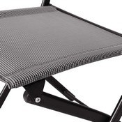 Brazos Set of 2 Commercial Grade Indoor/Outdoor Folding Chairs with Gray Flex Comfort Material Backs and Seats and Black Metal Frames, TLH-SC-097-GRY-02-GG
