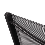Brazos Set of 2 Commercial Grade Indoor/Outdoor Folding Chairs with Gray Flex Comfort Material Backs and Seats and Black Metal Frames, TLH-SC-097-GRY-02-GG