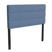 Paxton Full Channel Stitched Fabric Upholstered Headboard, Adjustable Height from 44.5