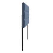 Paxton Queen Channel Stitched Fabric Upholstered Headboard, Adjustable Height from 44.5" to 57.25" - Blue, TW-3WLHB21-BL-Q-GG