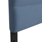 Paxton Queen Channel Stitched Fabric Upholstered Headboard, Adjustable Height from 44.5" to 57.25" - Blue, TW-3WLHB21-BL-Q-GG