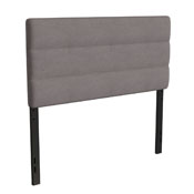 Paxton Full Channel Stitched Fabric Upholstered Headboard, Adjustable Height from 44.5