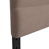 Paxton Queen Channel Stitched Fabric Upholstered Headboard, Adjustable Height from 44.5" to 57.25" - Taupe, TW-3WLHB21-TAN-Q-GG