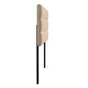 Paxton Full Channel Stitched Fabric Upholstered Headboard, Adjustable Height from 44.5" to 57.25" - Cream, TW-3WLHB21-W-F-GG