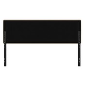 Paxton King Channel Stitched Fabric Upholstered Headboard, Adjustable Height from 44.5" to 57.25" - Cream, TW-3WLHB21-W-K-GG