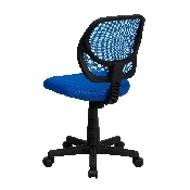 Low Back Blue Mesh Swivel Task Office Chair, WA-3074-BL-GG