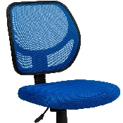 Low Back Blue Mesh Swivel Task Office Chair, WA-3074-BL-GG