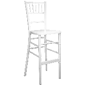 Advantage White Chiavari Bar Stools, WDCHIBAR-WHITE