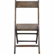 2-Pack Advantage Slatted Wood Folding Special Event Chair - Antique Black, WFC-SLAT-AB-2