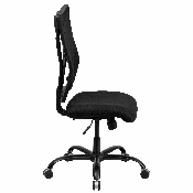 HERCULES Series Big & Tall 400 lb. Rated Black Mesh Executive Swivel Ergonomic Office Chair, WL-5029SYG-GG