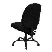 HERCULES Series Big & Tall 400 lb. Rated Black Fabric Executive Swivel Ergonomic Office Chair with Adjustable Back, WL-715MG-BK-GG