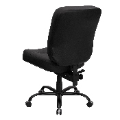 HERCULES Series Big & Tall 400 lb. Rated Black LeatherSoft Executive Swivel Ergonomic Office Chair with Rectangle Back, WL-735SYG-BK-LEA-GG