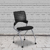 Galaxy Mobile Nesting Chair with Black Fabric Seat, WL-A224V-GG