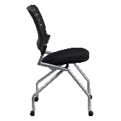 Galaxy Mobile Nesting Chair with Black Fabric Seat, WL-A224V-GG