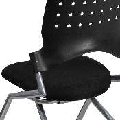 Galaxy Mobile Nesting Chair with Black Fabric Seat, WL-A224V-GG