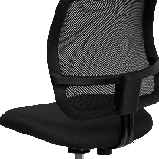 Mid-Back Black Mesh Drafting Chair, WL-A277-BK-D-GG