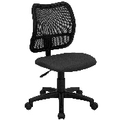 Mid-Back Gray Mesh Swivel Task Office Chair, WL-A277-GY-GG