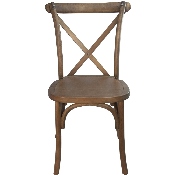 Advantage Light Brown X-Back Chair, X-BACK-LB