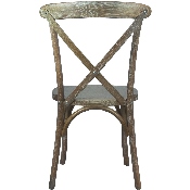 Advantage Medium With White Grain X-Back Chair, X-BACK-MEDWHT