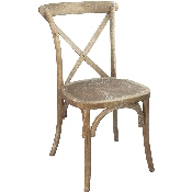 Advantage Natural With White Grain X-Back Chair, X-BACK-NWG