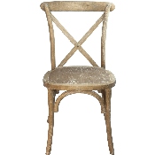 Advantage Natural With White Grain X-Back Chair, X-BACK-NWG