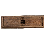 HERCULES Series 40'' x 12'' Antique Rustic Solid Pine Folding Farm Bench, XA-B-40X12-GG
