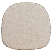 Cross Back Barstool Burlap Cushion, XA-X-CUSH-GG
